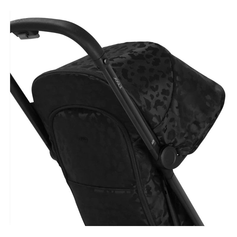 Joolz Aer2 stroller buggy in chic Renaissance design, featuring a sleek black fabric and ergonomic handle.