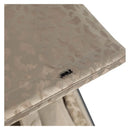 Chic taupe fabric of the Joolz Aer2 stroller buggy with a subtle leopard print pattern.
