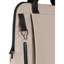 Changing backpack by Joolz in Sandy Taupe, featuring a zipper closure and adjustable straps.