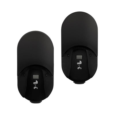 Height adapter for Joolz Hub2 cot, featuring a sleek black design. Includes symbols for stroller compatibility.