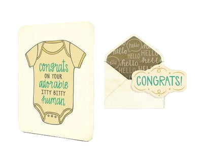 JuJuBe Itty Bitty Human Deluxe Greeting Card Image 1