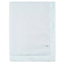 Just Born - 1Pk Blanket Baby Boy Blue Leaf Image 2