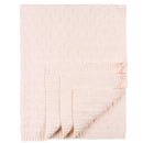 Just Born - 1Pk Sweater Knit Baby Blanket Girl Pink Image 1