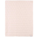 Just Born - 1Pk Sweater Knit Baby Blanket Girl Pink Image 2