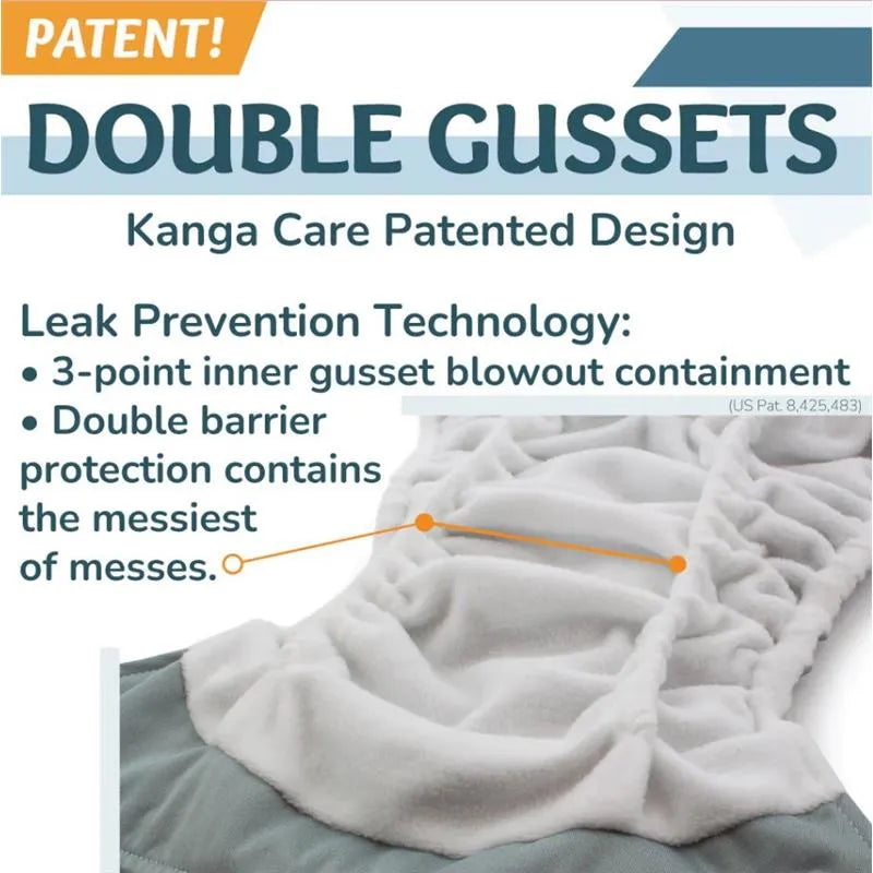 Kanga Care - Rumparooz G3 One Size Pocket Cloth Diaper, Willow Green Image 8