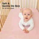 Keababies - 2-Pack Organic Cotton Fitted Crib Sheet, Rose Image 5