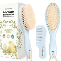 Keababies - Hair Brush & Comb Set, Frost Image 1