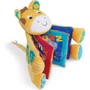 Kidoozie Farm Friends Crinkle Book features a colorful giraffe plush with soft fabric pages, ideal for sensory play.