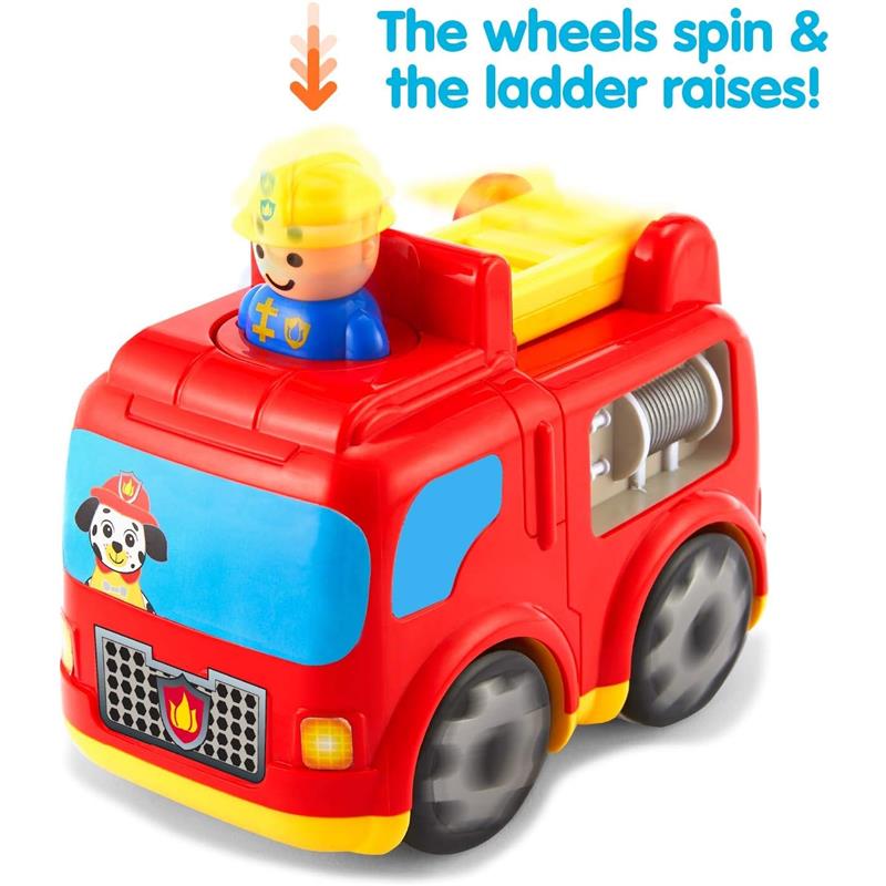 Kidoozie - Press 'N Zoom Fire Engine Image 3