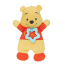 Disney Baby Winnie The Pooh Sensory Blanky, featuring a soft yellow bear with crinkle fabric and a blue teether.