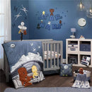 Lambs & Ivy collapsible storage bin organizer featuring a Star Wars-themed nursery with characters, bedding, and decor elements.