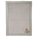 Lambs & Ivy - Painted Forest Fox Coral Fleece Baby Blanket, Gray Image 2