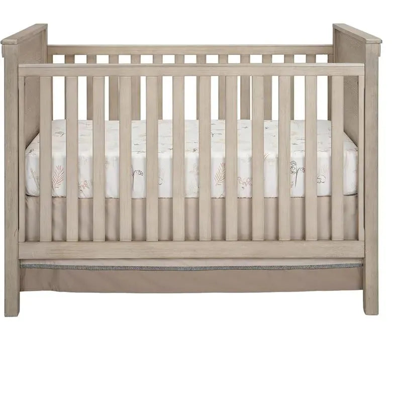 Treetop Fox crib sheet by Lambs & Ivy featuring a soft, nature-inspired print on a white background.