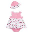Little Me - Baby Girl Ladybugs Popover, Pink Image 2