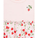 Little Me - Baby Girl Strawberries Bsuit Dress, Pink Image 2
