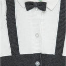 Little Me - Dressy Coverall, Grey Image 2