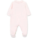 Little Me - Gold Dot Footie, Pink  Image 3