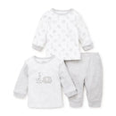 Little Me Safari Charms 3-Piece Pant Set - Grey.