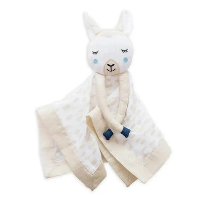 Lulujo - Llama Cotton Muslin Lovie Image 1
