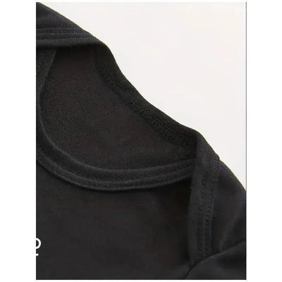 Macrobaby - Me+Mommy=One Broke Daddy Short Sleeve Onesie, Black Image 4