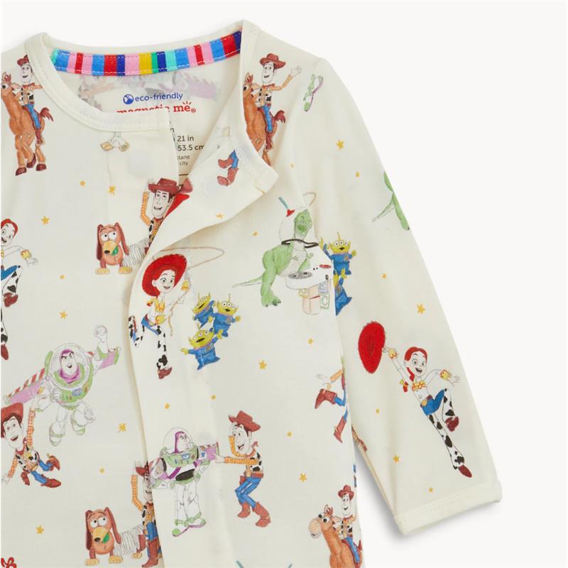 Mod magnetic footie featuring Toy Story characters like Woody, Buzz Lightyear, Jessie, and others against a cream background.