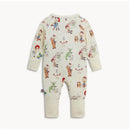 Modal coverall featuring Toy Story characters Woody, Buzz Lightyear, and others on a cream background.