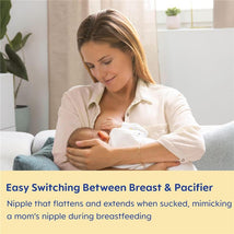 Unisex Mam 3Pk Air Night & Day Pacifier for 6-16 months, featuring a nipple that mimics breastfeeding for easy transition.