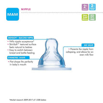 Medium flow silicone nipple for babies 2 months and older, featuring a skin-soft texture and air valve for consistent milk flow.