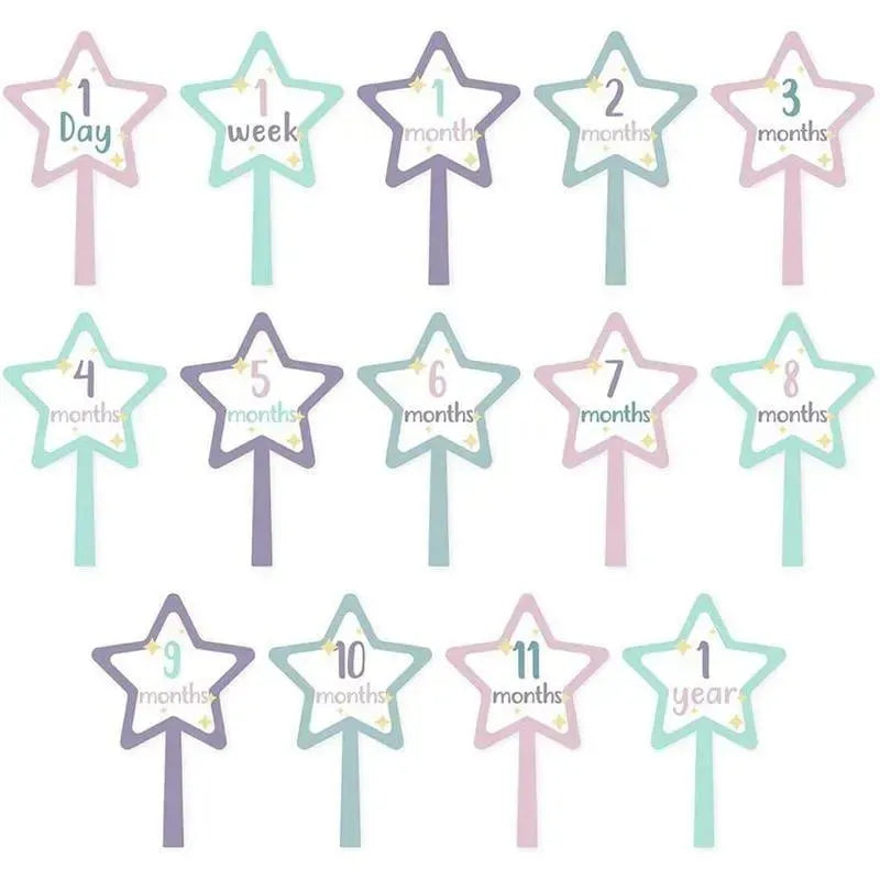 Mary Meyer - Lulujo Baby’s First Year Blanket & Cards Set, “Something Magical” Image 2