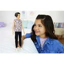 Mattel - Barbie Ken Doll, Slender Rooted Brown Hair Image 3
