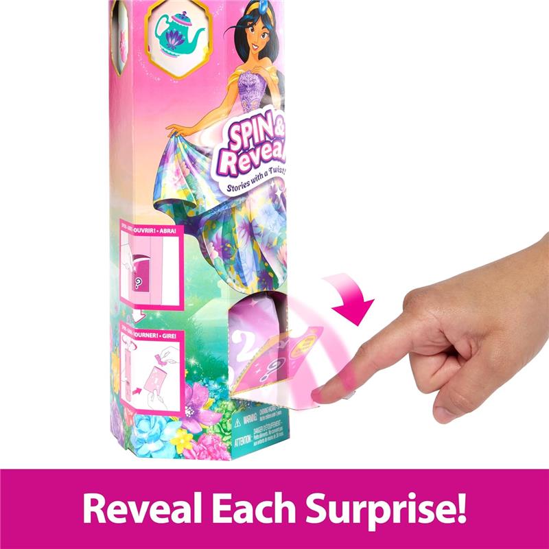 Mattel - Disney Princess Spin & Reveal, Jasmine Image 4