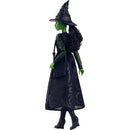 Wicked Core Doll of Elphaba, featuring green skin, a black gown, pointed hat, and a small handbag.