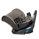 Maxi-Cosi Andi 360 Rotating All-in-One Convertible Car Seat in Escargot, featuring side cup holders and cushioned seating.
