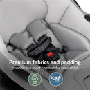 Maxi-Cosi Mico Pro Infant Car Seat in Sea Drift, featuring premium fabrics and padding for child comfort.