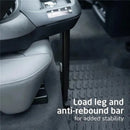 Load leg and anti-rebound bar of the Maxi-Cosi Peri 180 Rotating Infant Car Seat, highlighting stability features.