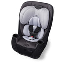 Maxi-Cosi Pria All-in-One Convertible Car Seat in Blackened Pearl, featuring plush cushioning and dual cup holders.