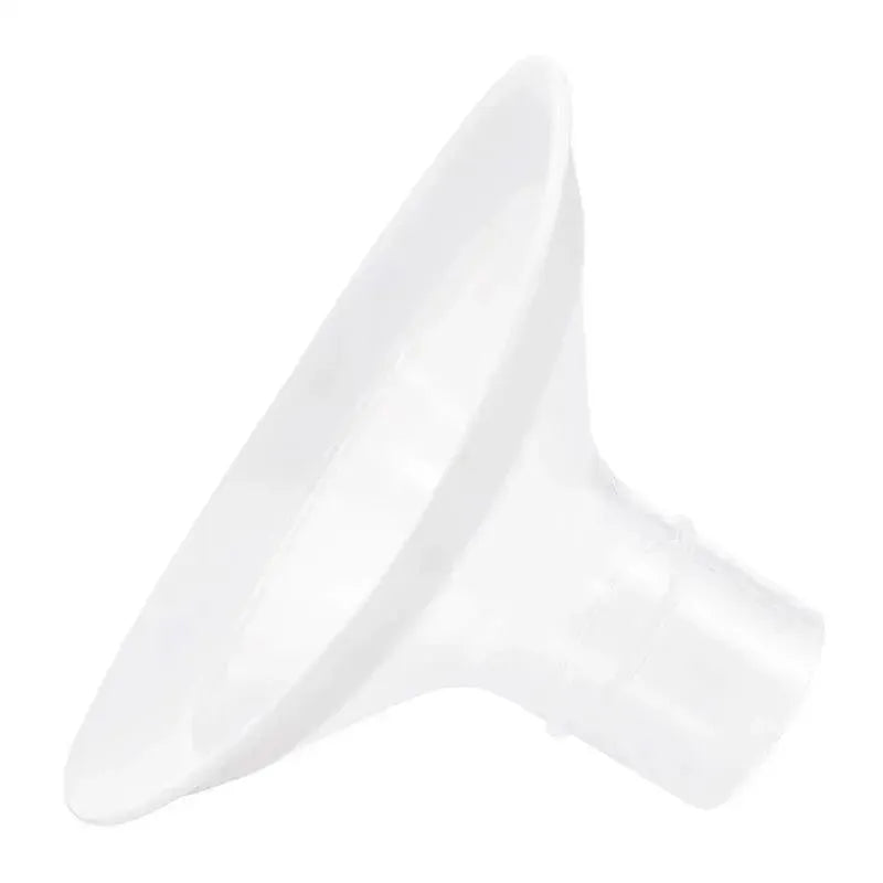 2Pk PersonalFit Flex Breast Shields by Medela, featuring a white funnel shape designed for improved comfort and efficiency.