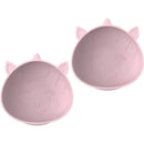 Silicone suction bowls for babies, 10.1 oz, featuring a unicorn design in pink, sold in a 2-pack.