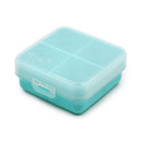 Melii Snackle Box 4 Compartment Petite, Blue Image 2