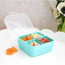 Melii Snackle Box 4 Compartment Petite, Blue Image 5