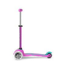 Micro Kickboard Mini LED Scooter in lavender color with a purple handlebar and illuminated wheels.