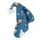 Disney and Pixar Finding Nemo-themed lovey blanket featuring colorful underwater characters and a pacifier attachment.