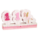 Mud Pie Acrylic Bow One Year Birthday Topper