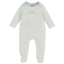 Mud Pie - Baby Girl Blue Hello Sleeper 6/9M Image 1