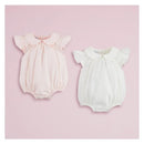Mud Pie - Baby Girl Pink Collared Poplin Bubble Image 2