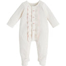 Mud Pie - Baby Girls Children's Rosette Polka Dot Sleeper Image 1