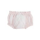 Mud Pie - Pink Boucle Bow Diaper Cover Image 1