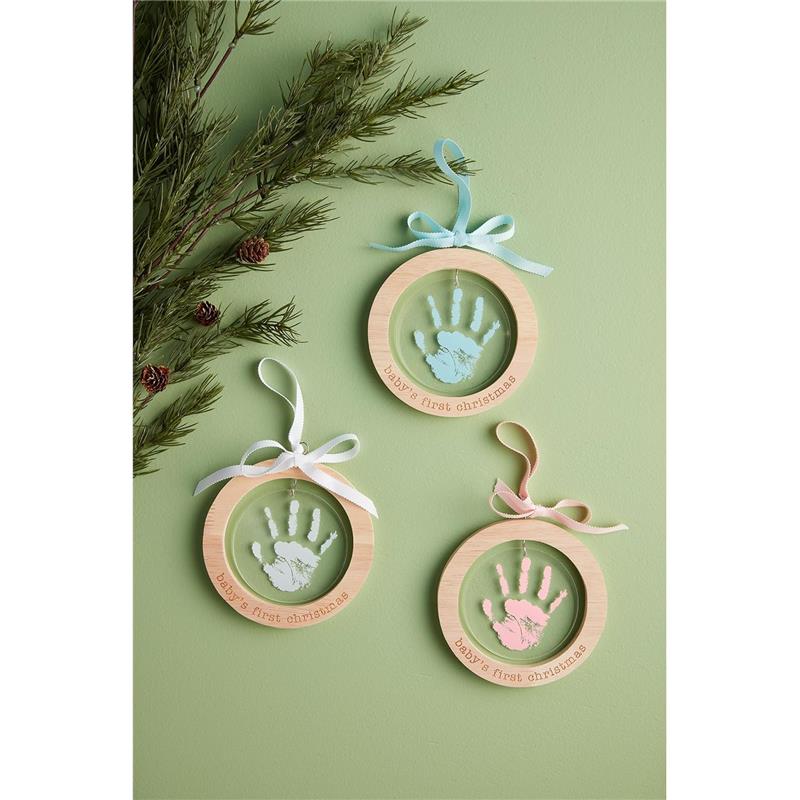 Mud Pie Pink Handprint Ornament Image 2