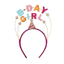 Mud Pie - Toddler Girl Light Up Bday Girl Headband Image 1