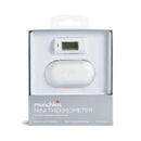 Munchkin Mini Infrared Thermometer for all ages, includes a no-touch thermometer and travel case, offers fast 1-second readings.